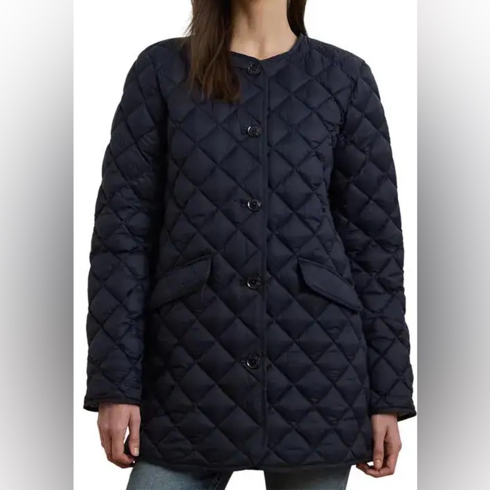Ralph Lauren Quilted Navy Puffer Coat